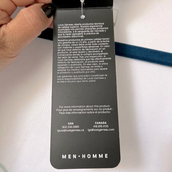 Garneau - Men’s Full Zip Shortsleeve Jersey - Green/White. Size: XXL. NWT. - Picture 9 of 15